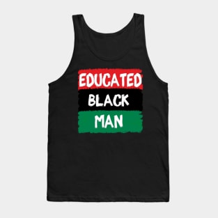 Educated Black Man Tank Top